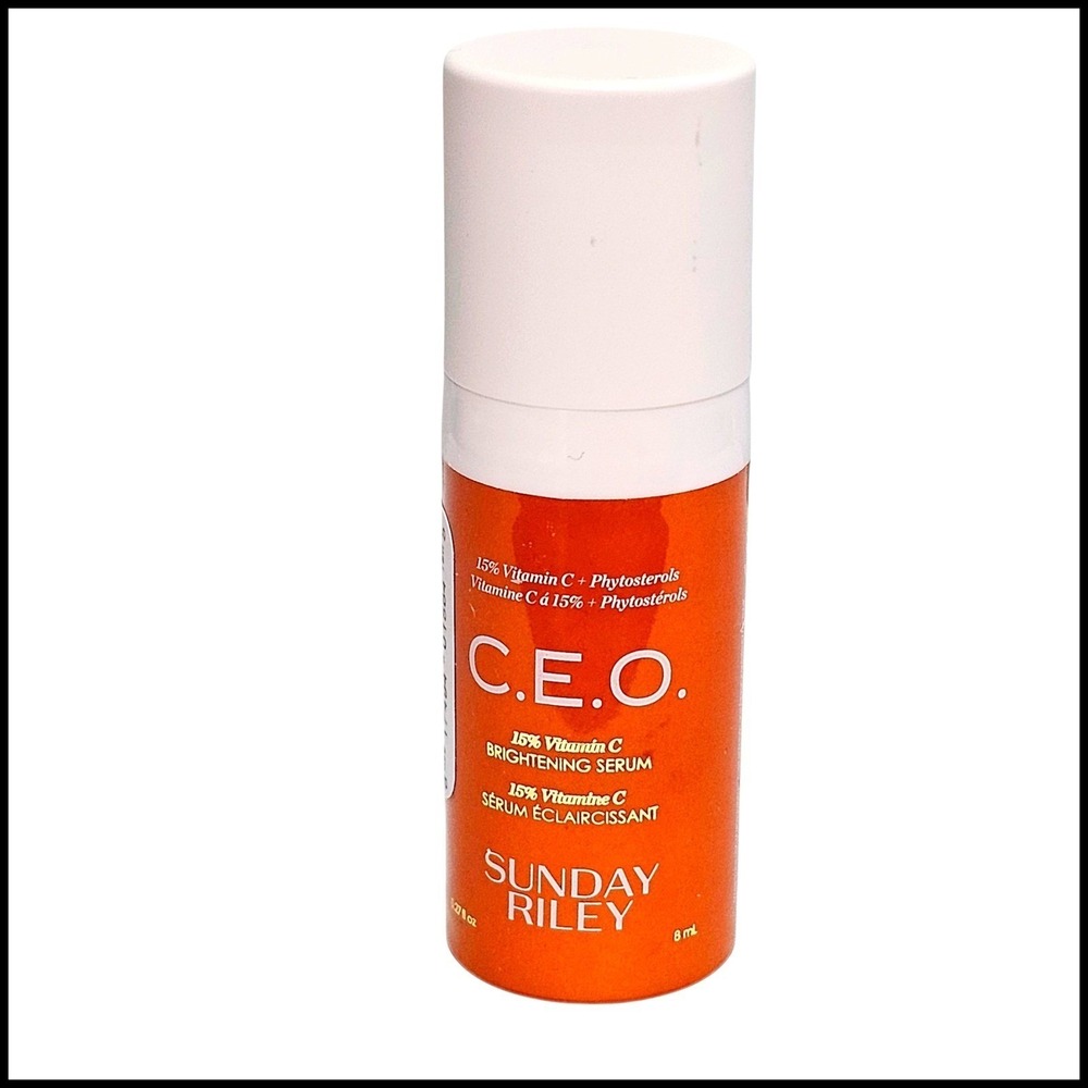 Sunday Riley C.E.O. 15% Vitamin C Brightening Serum 8 mL Travel‎ Size